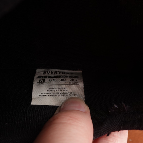 Vessi Black Athletic Shoes Everyday Shoes Size 8 - Picture 12 of 13